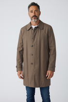 Montecore, trench acolchado de plumón de tejido técnico, caqui / marrón claro