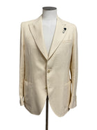 Giacca Lardini in Lino Cotone Panna