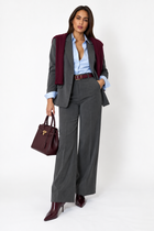 Materica Suit with Wide-Leg Trousers