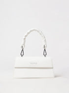 Disclaimer Mini Faux Leather Bag with Braided Handle