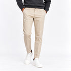 Pantalone Uomo Briglia 1949 in Cotone Stretch – Beige Chiaro