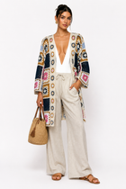 Multicolor Boho Chic Crochet Cardigan