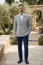 Blazer de alfaiataria Lardini de lã e seda “Easy”