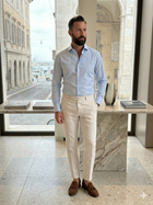 Pantaloni Lardini in 100% Lino - Beige Sabbia