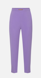 Pantalone dritto in crêpe stretch Elisabetta Franchi