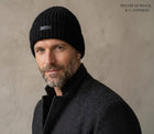 Lardini Virgin Wool and Cashmere Beanie - Black