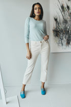 Pantalón blanco Lorena Antoniazzi