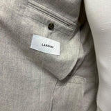 Lardini Virgin Wool and Cashmere Blazer - Melange Grey