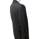 Lardini Sartorial Suit - Black Fresco Wool size 50