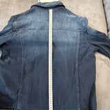 Two Men Giacca in Jeans imbottita taglia XL Blu