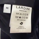 Lardini Tailored Trousers in Wool and Technical Fabric - Navy Blue