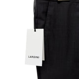 Lardini Trousers in Fresco Wool - Size 52 - Navy Blue