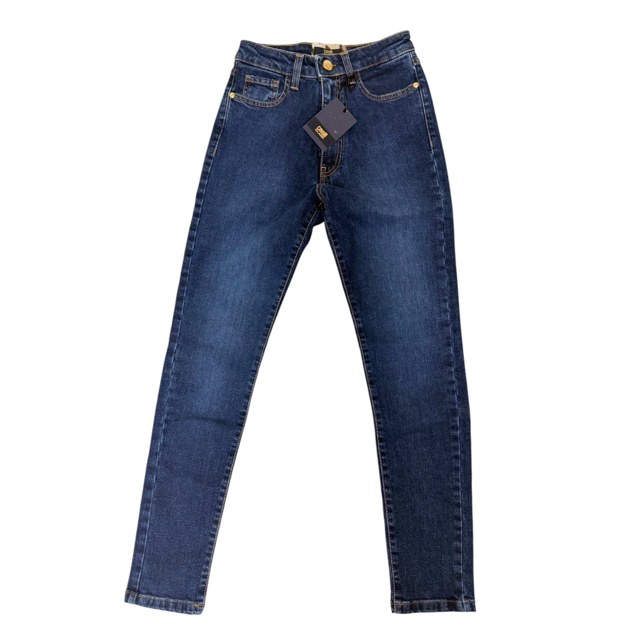 Cavalli Class dark wash skinny jeans