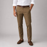 Briglia 1949 Pantalone Chino Casual in Cotone Kaki