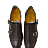 Scarpe Doucal’s Doppia Fibbia in Pelle Marrone – Made in Italy – Taglia 42