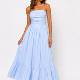 Bandeau Midi Dress