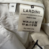 Lardini 100% Linen Trousers - Sand Beige - Size 54