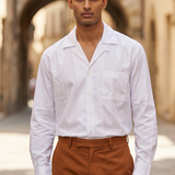 Camicia Lardini in Cotone Bianco - Taglia 42 (XL)