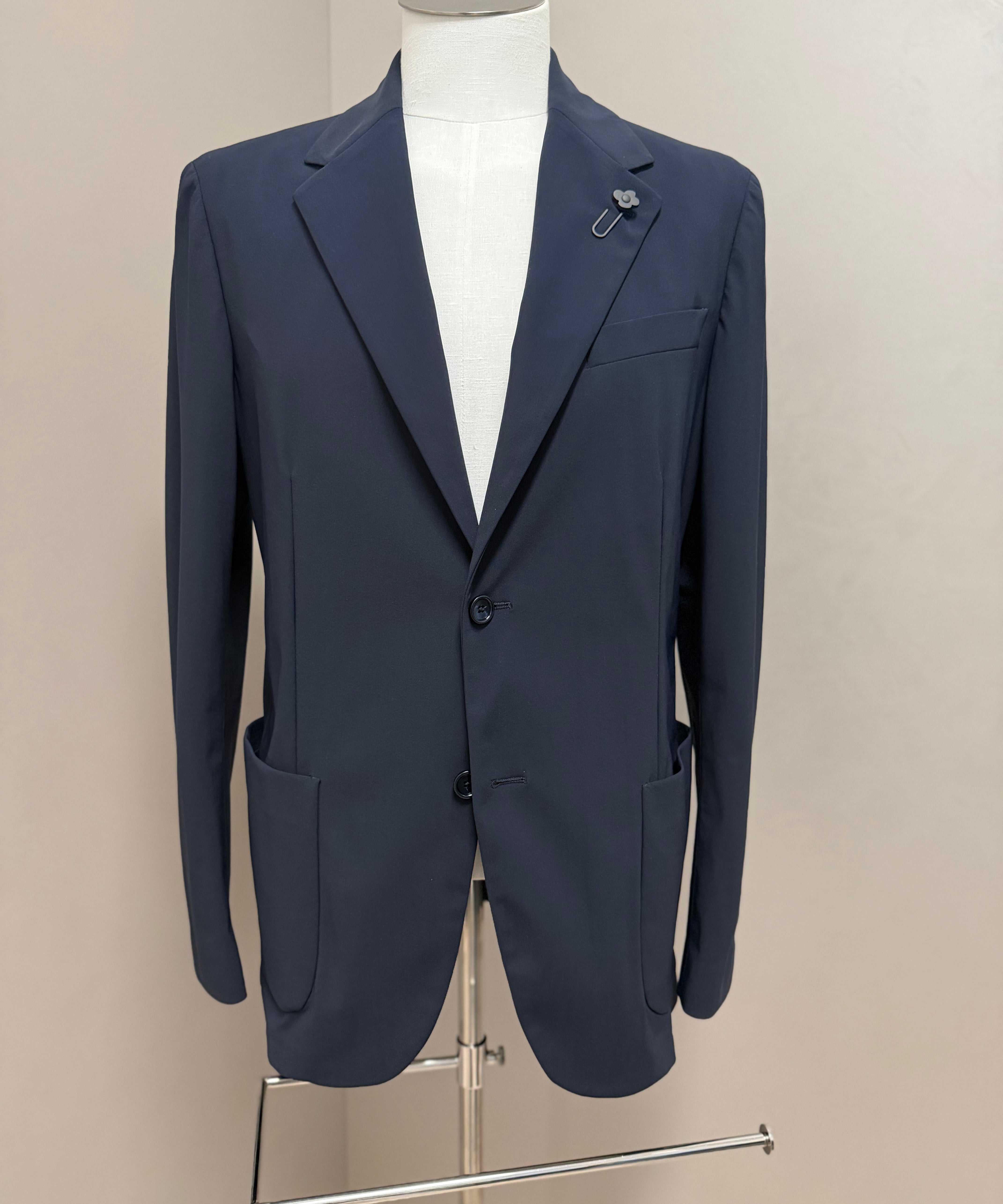 Lardini "Easy Wear" Navy Blue Jacket