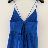 Royal Blue Sangallo Maxi Dress