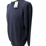 Maglia Girocollo Uomo Lardini in Cashmere – Blu Notte, immagine 5