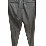 Pantaloni Lardini Misto Lana e Cashmere Taglia L (50) - Motivo Pied de Poule Grigio, immagine 3