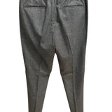 Pantaloni Lardini Misto Lana e Cashmere Taglia L (50) - Motivo Pied de Poule Grigio, immagine 3