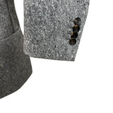 Lardini Pure Virgin Wool Jacket - Salt and Pepper Micro-Effect Texture