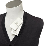 Gilet Uomo Kangra 100% Lana Merino Extrafine Marrone | Taglia 48