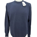 Maglia Girocollo Uomo Lardini in Cashmere – Blu Notte, immagine 3
