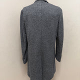 Barba Napoli Cappotto Spiegato in Pura Lana Spcontento Grigio e Blu