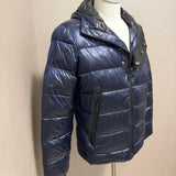 Vuarnet – Piumino Tecnico Imbottito "Iguazu" con Cappuccio – C01 Blu Blk (Blu Notte)