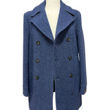 Breras Milano – Cappotto Doppio Petto Spinato in Lana Vergine – Blu, immagine 4