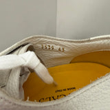Doucal's Sneakers – Cream Hammered Leather