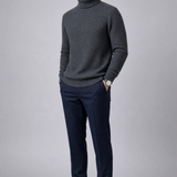 Daniele Fiesoli Maglia Collo Alto in Lana Extra Fine Antracite