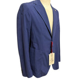 Manuel Ritz Jacket – Air Force Blue Stretch Cotton