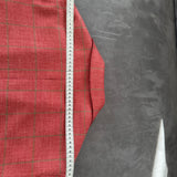 Giacca Barba Napoli Handmade - Lino, Seta e Lana - Rosso Melange - Taglia 50