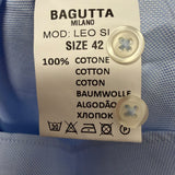 Camicia Bagutta in cotone celeste taglia XL collo 42
