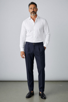 PT Torino – Pantalone Sartoriale The Mariner ReWorked in Misto Lana – Blu Notte