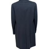 Lardini Double-Breasted Wool Coat - Midnight Blue