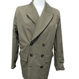 Trench Double Face Kired - Blu Navy & Verde Oliva - Taglia 52