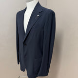 Giacca Uomo Lardini "Easy Wear" Blu Scuro Sfoderata, immagine 3