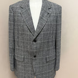 Giacca Uomo Lardini Principe di Galles in Lana Vergine e Cashmere – Grigio