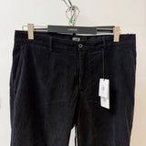 Pantaloni Uomo C.P. Company in Velluto a Coste Nero – Loose Fit