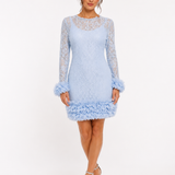 Light Blue 3D Dress