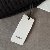 Berretto Lardini in Lana Vergine e Cashmere - Nero