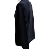 Lardini Sartoriale Jacket – Navy Blue Wool and Silk Blend