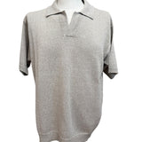 Polo Lardini in Lino e Cotone – Beige Melange – Taglia XL