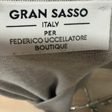 Gilet Gran Sasso in Fresh Cotton – Grigio Melange – Taglia 56