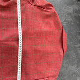 Giacca Barba Napoli Handmade - Lino, Seta e Lana - Rosso Melange - Taglia 50